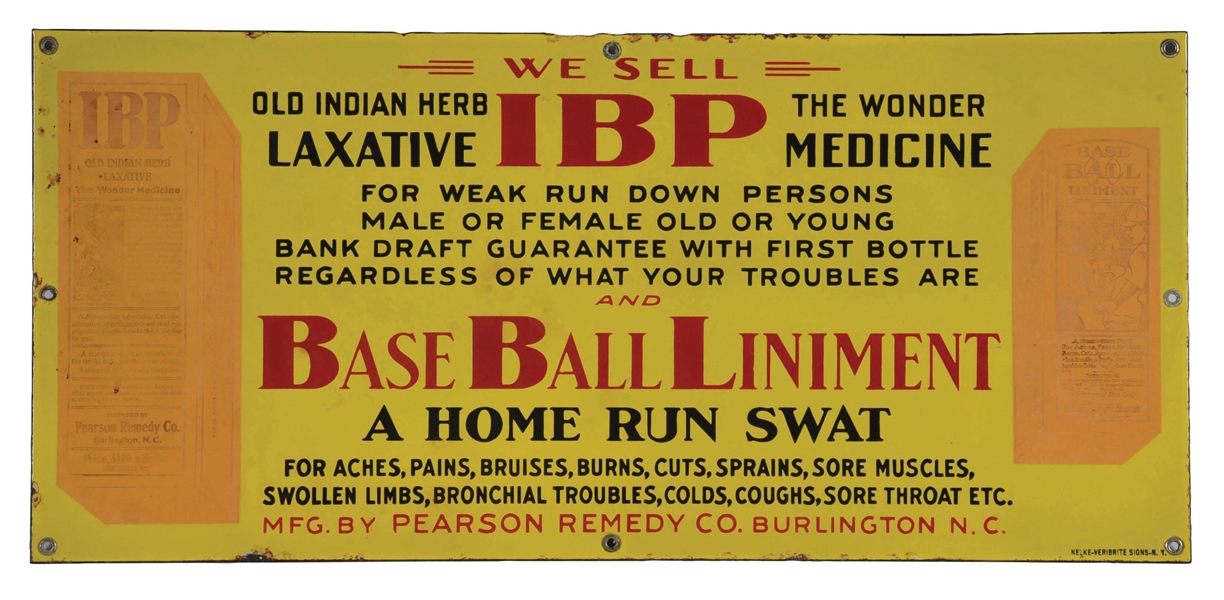 IBP LAXATIVE SIGN.