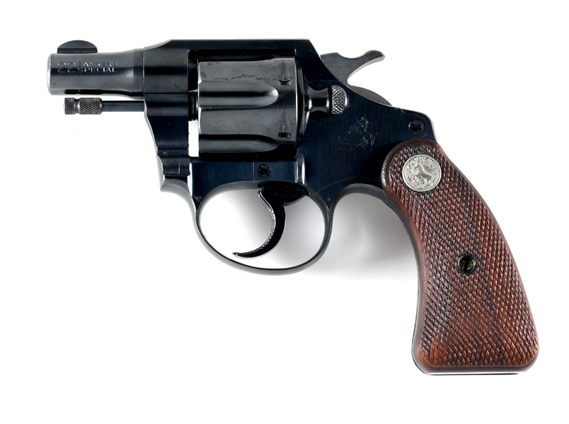 (C) COLT BANKERS SPECIAL DOUBLE ACTION SNUB NOSE REVOLVER (1934).