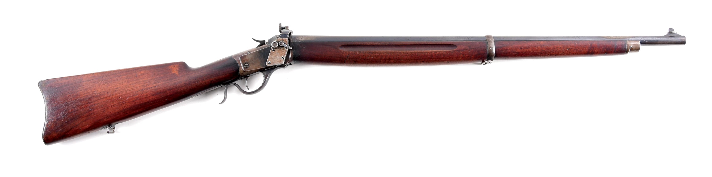 (C) US MARKED WINCHESTER 1885 LO-WALL .22 TRAINING RIFLE.