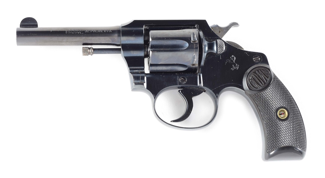 (C) COLT POCKET POSITIVE DOUBLE ACTION REVOLVER WITH BOX