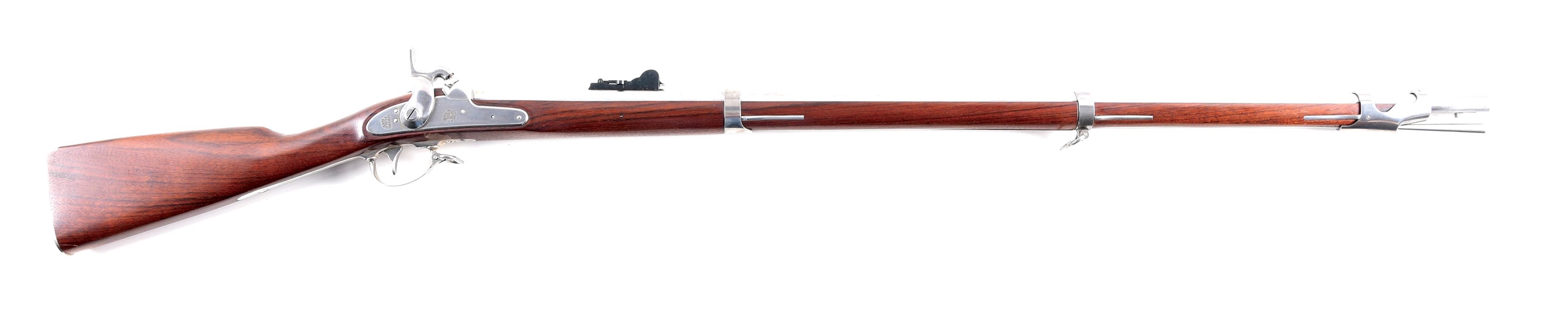 (A) ARMI SPORT REPRODUCTION OF A SPRINGFIELD MODEL 1847 PERCUSSION RIFLE WITH ACCESSORIES.