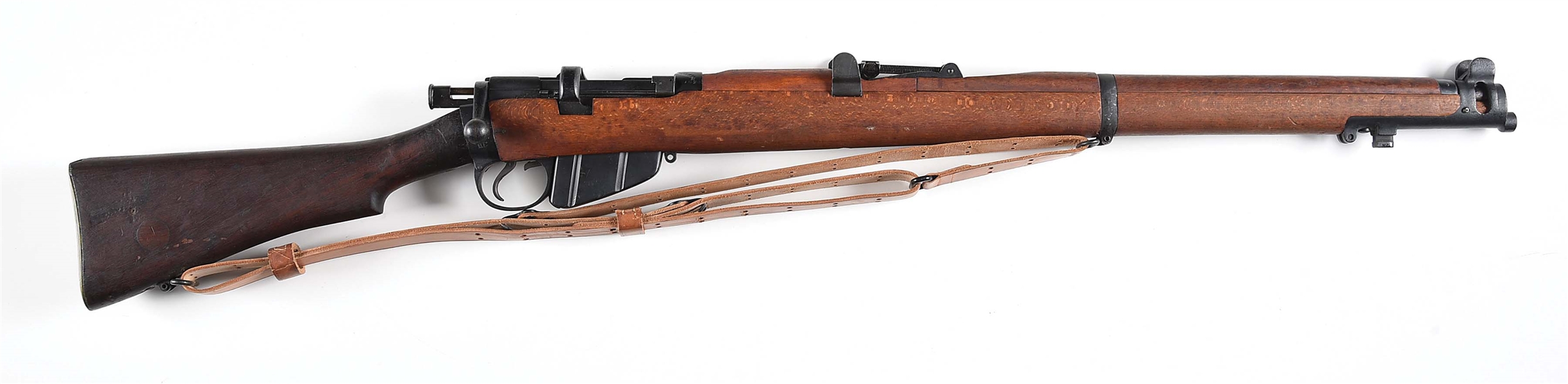 (C)1916 DATED BRITISH NO.1 MK III ENFIELD BOLT ACTION RIFLE.
