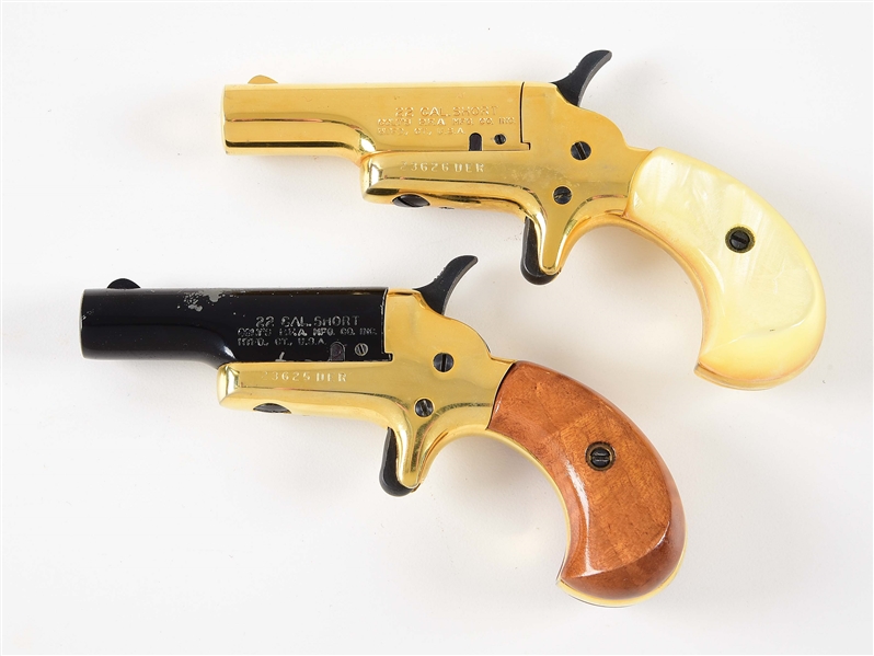 (M) LOT OF 2: CASED COLT LORD AND LADY 4TH MODEL DERRINGER SET.