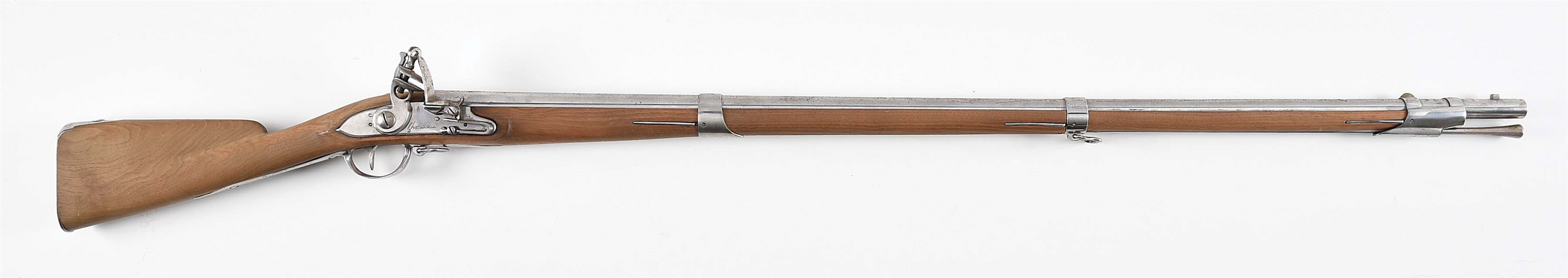 (A) NAVY ARMS REPRODUCTION CHARLEVILLE FLINTLOCK MUSKET.