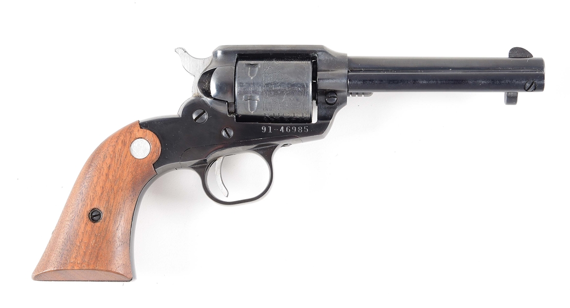 (M) RUGER SUPER BEARCAT SINGLE ACTION REVOLVER WITH BOX.