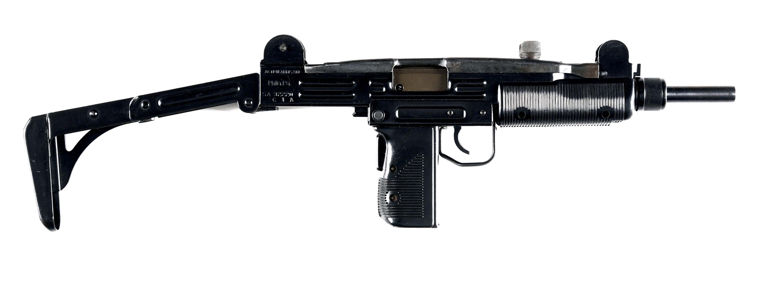 (N) CENTRAL INDIANA ARMS REGISTERED RECEIVER IMI-ISRAEL UZI MODEL A MACHINE GUN (FULLY TRANSFERABLE).