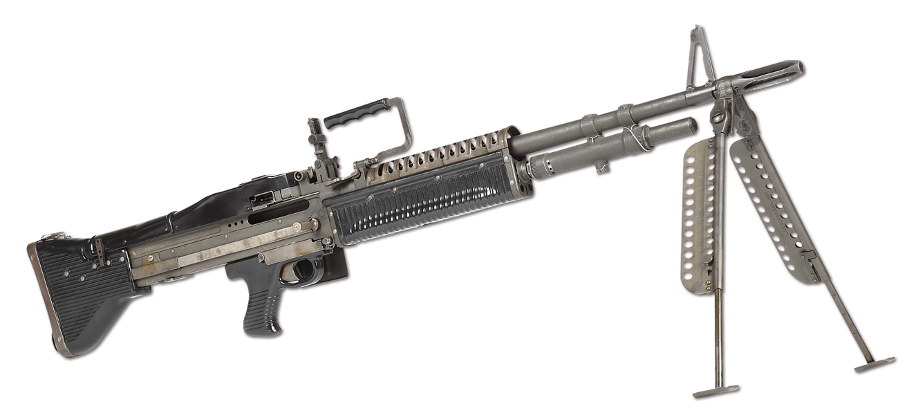 (N) FANTASTIC SACO LOWELL U.S. MILITARY M-60 MACHINE GUN (CURIO & RELIC).
