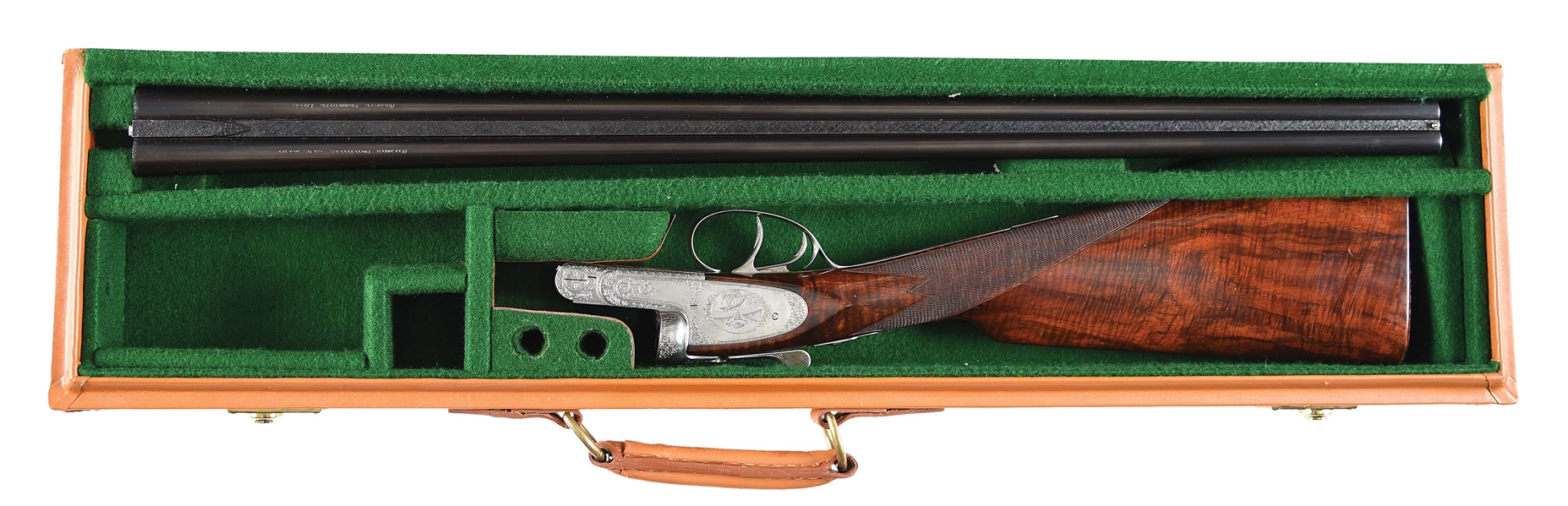 (M) ATTRACTIVE SIDEPLATED BOXLOCK AUGUSTE FRANCOTTE 28 BORE SIDE BY SIDE SHOTGUN ENGRAVED BY VIEVOYE WITH DOVE, QUAIL, AND SCROLL.