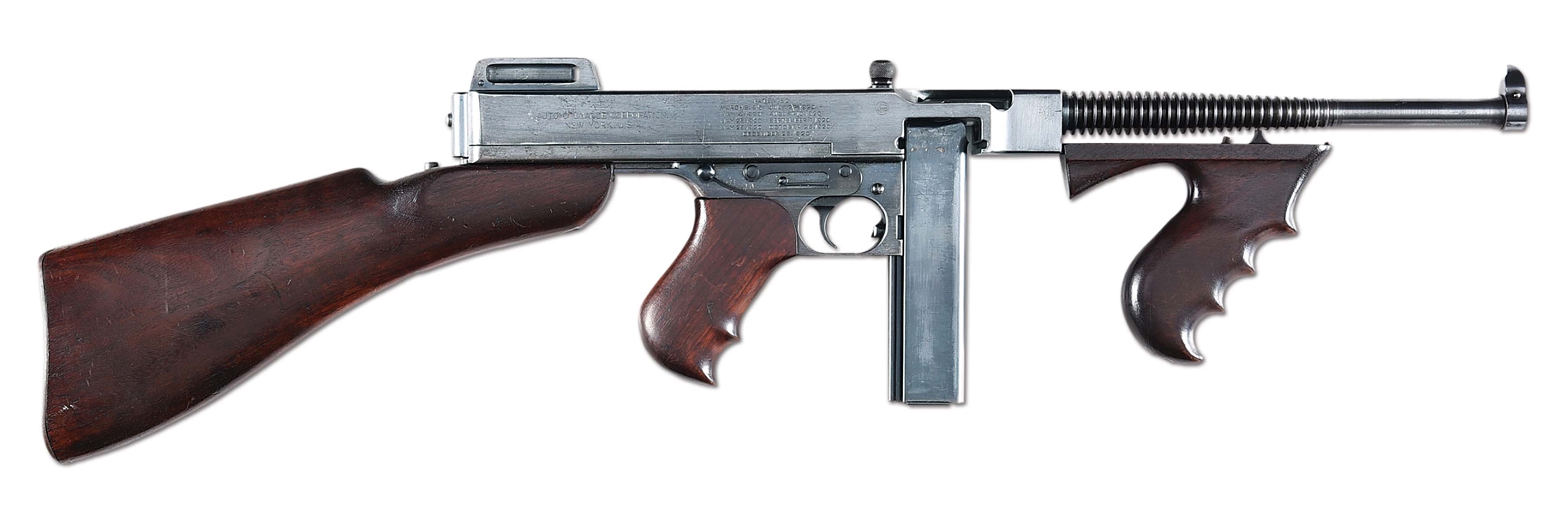 (N) LOW THREE DIGIT NUMBER COLT THOMPSON 1921A MACHINE GUN (CURIO AND RELIC).