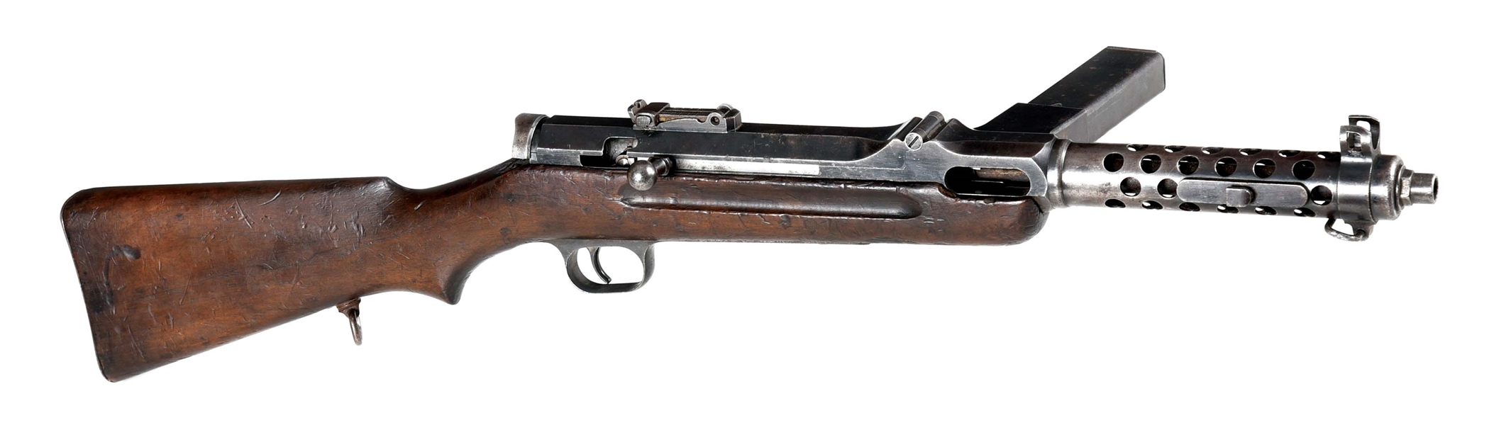 (N) VERY SCARCE AND SOUGHT AFTER STEYR MP-34 MACHINE GUN IN .45 ACP (PRE-86 DEALER SAMPLE).