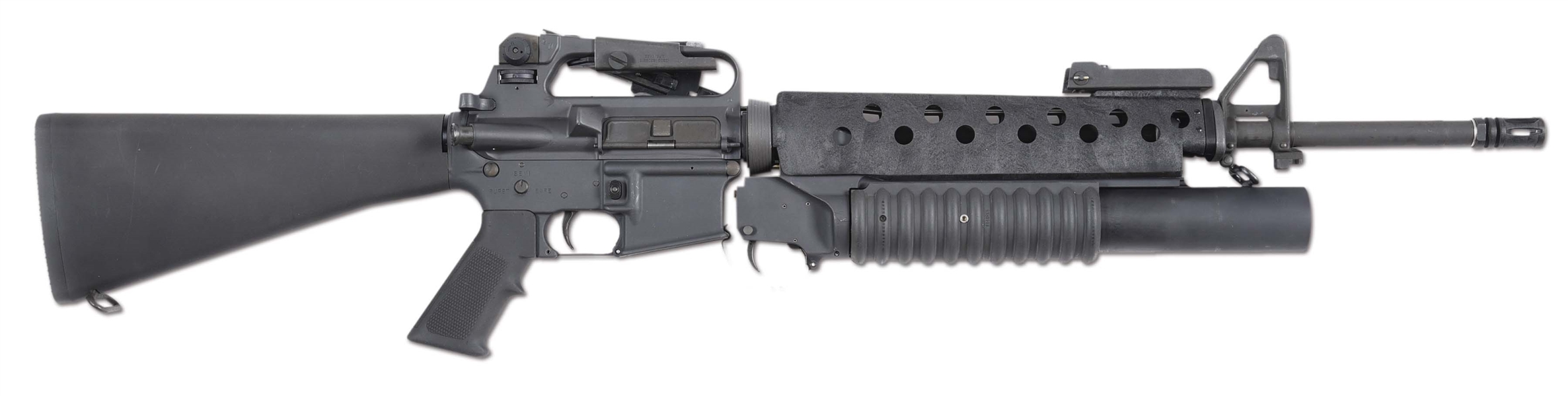 (N) COLT M16A2 MACHINE GUN WITH COLT M203 40MM GRENADE LAUNCHER.