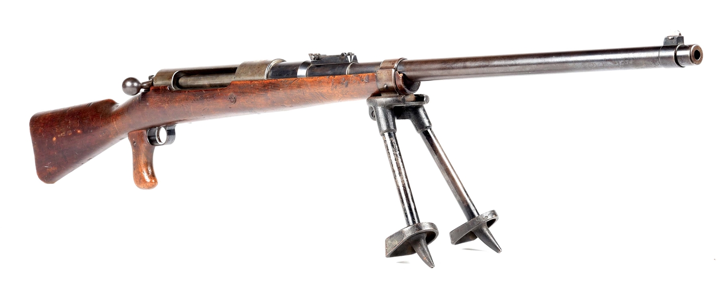 (C) INCREDIBLY SCARCE AND DESIRABLE WORLD WAR I GERMAN MAUSER SHORT “KURZ” MODEL 1918 T-GEWEHR 13MM BOLT ACTION ANTI TANK RIFLE WITH BIPOD.
