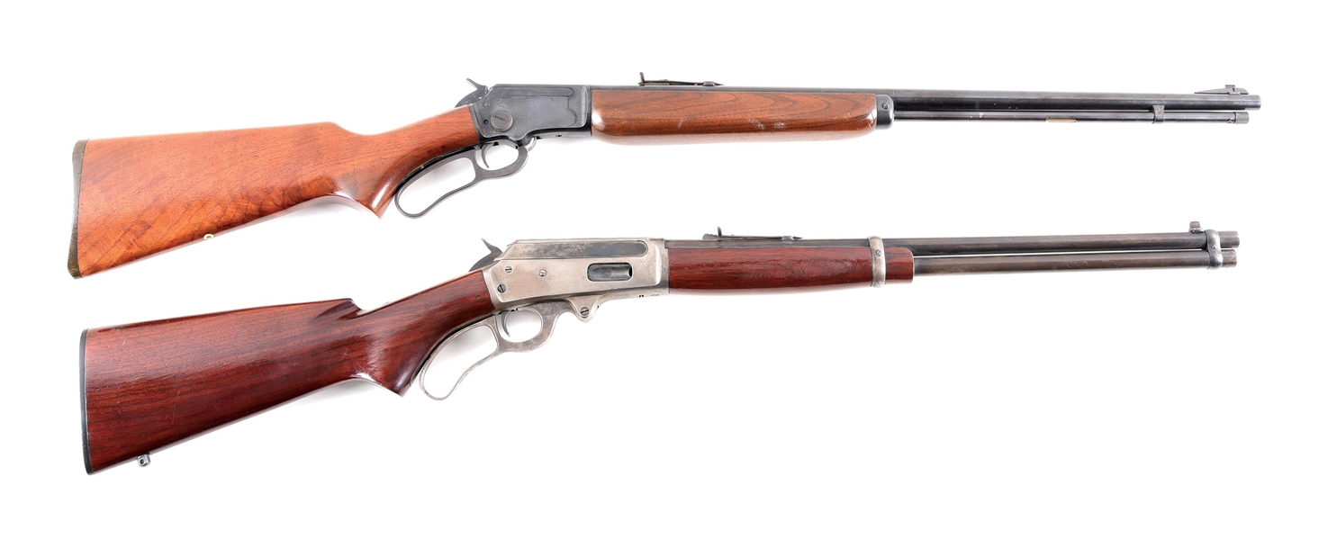 (C) LOT OF 2: MARLIN 39-A AND 1936 LEVER ACTION RIFLES.