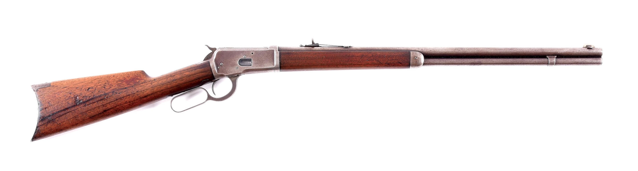 (A) WINCHESTER MODEL 1892 LEVER ACTION RIFLE.