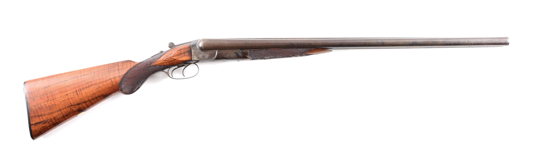 (A) CHARLES DALY SIDE BY SIDE SHOTGUN.