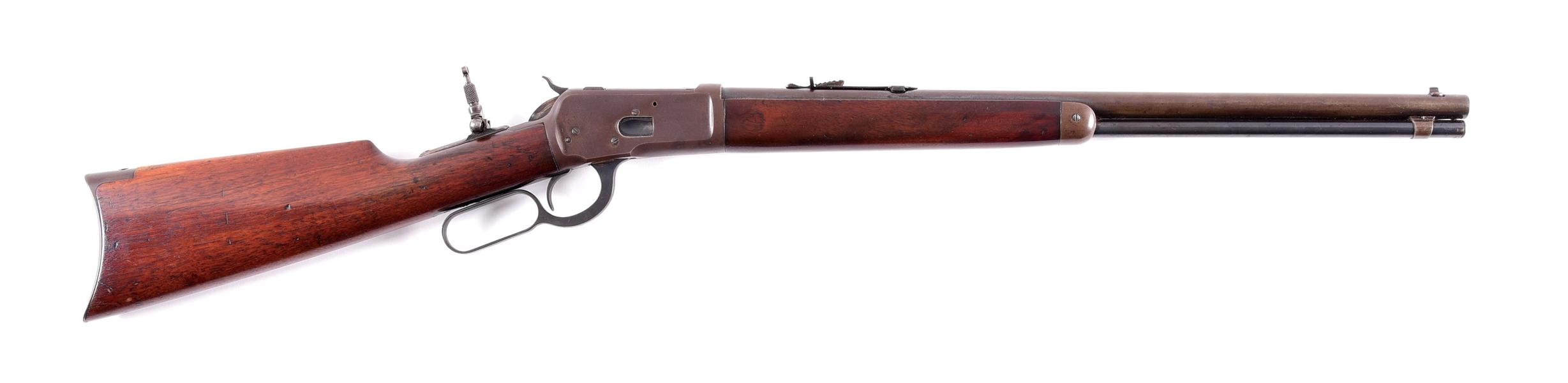 (C) WINCHESTER MODEL 1892 LEVER ACTION RIFLE.