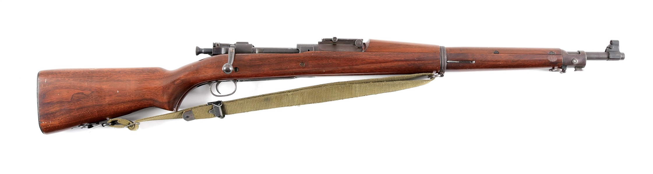 (C) SPRINGFIELD MODEL 1903-A1 BOLT ACTION RIFLE.