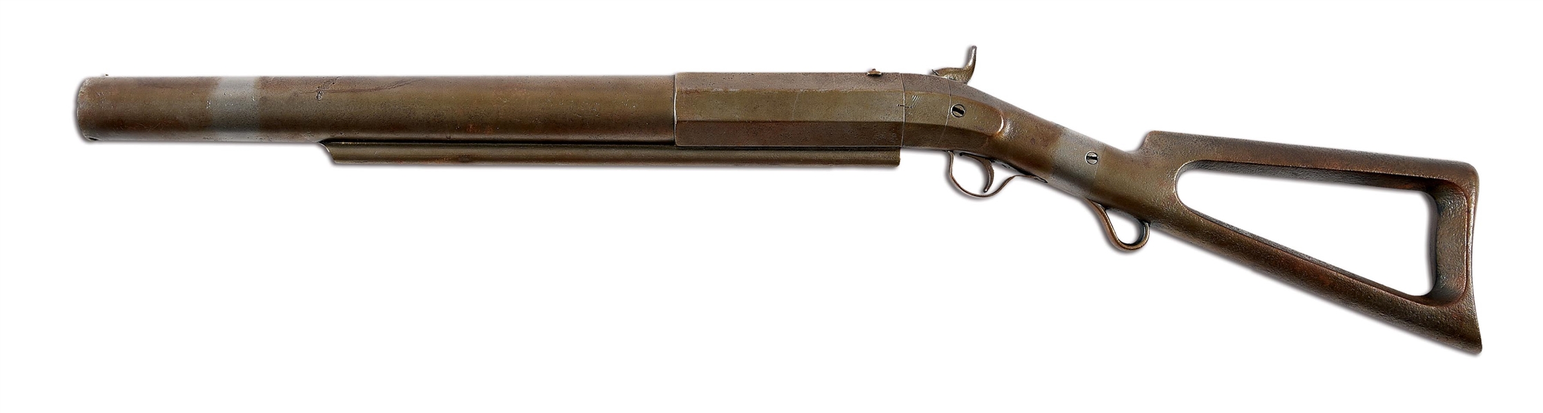 (A) GOLIATH WHALING GUN, CIRCA 18TH CENTURY, FOR BOMB LANCE USE.
