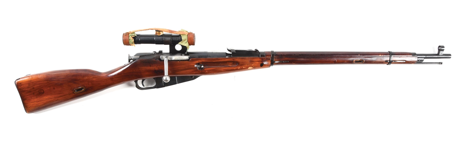 (C) RUSSIAN WORLD WAR II ISHEVSK M91/30 PU SNIPER BOLT ACTION RIFLE.