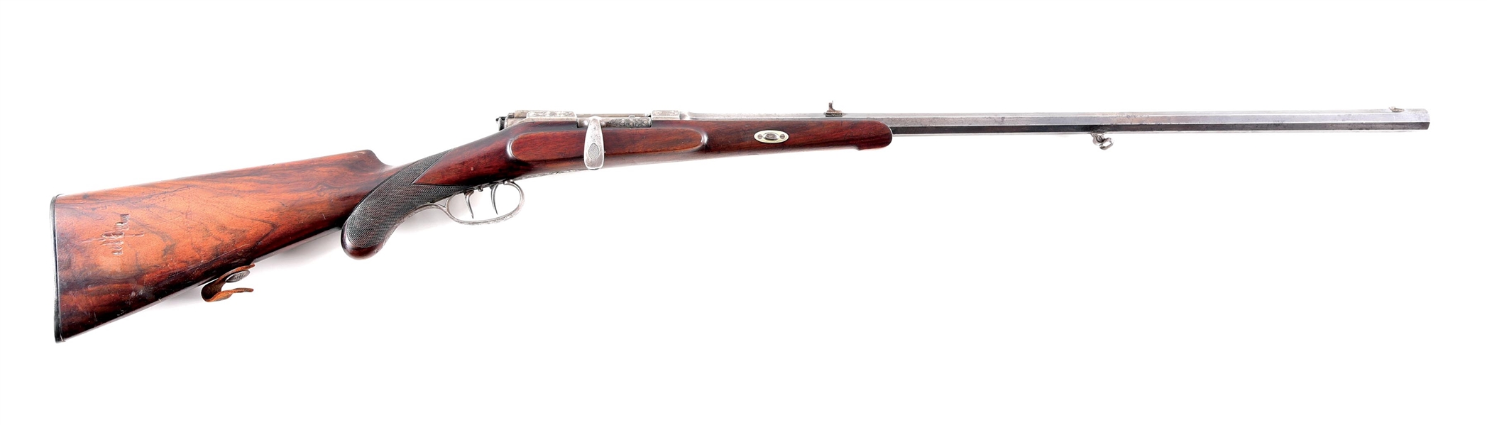 (A) GERMAN BOLT ACTION STALKING RIFLE.