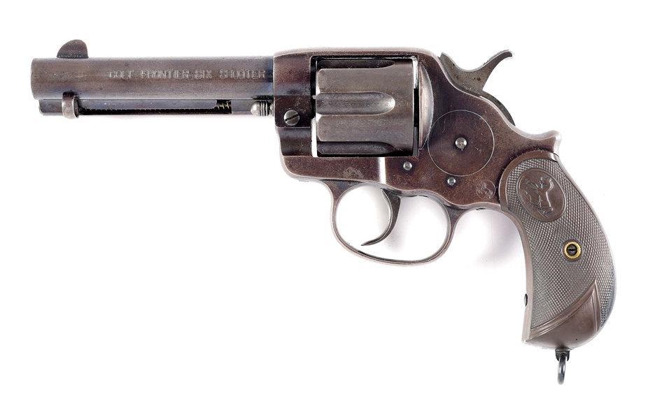 (A) 1878 COLT FRONTIER SIX SHOOTER DOUBLE ACTION REVOLVER.