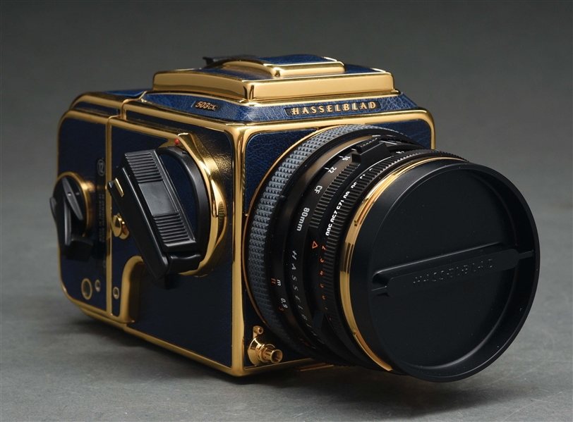 Lot Detail - HASSELBLAD 503CX ANNIVERSARY CAMERA IN ORIGINAL BOX.