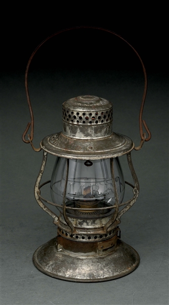 L.I.R.R. KEYSTONE "CASEY" BELLBOTTOM RAILROAD LANTERN.