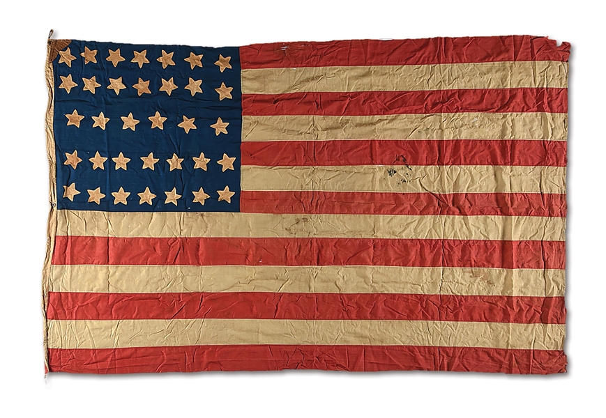 CIVIL WAR 34-STAR U.S. FLAG