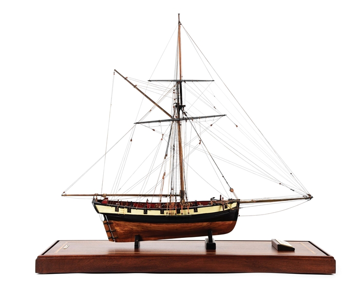 DISPLAY MODEL OF HM CUTTER “SHEARWATER” (1815)