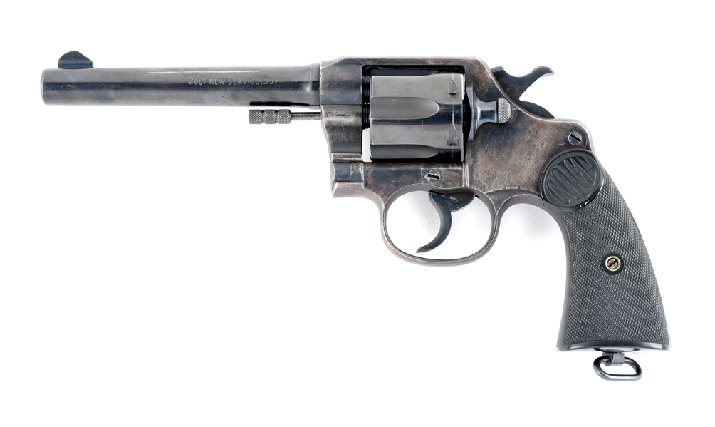 (C) ROYAL NORTHWEST MOUNTED POLICE COLT NEW SERVICE DOUBLE ACTION REVOLVER (1914).