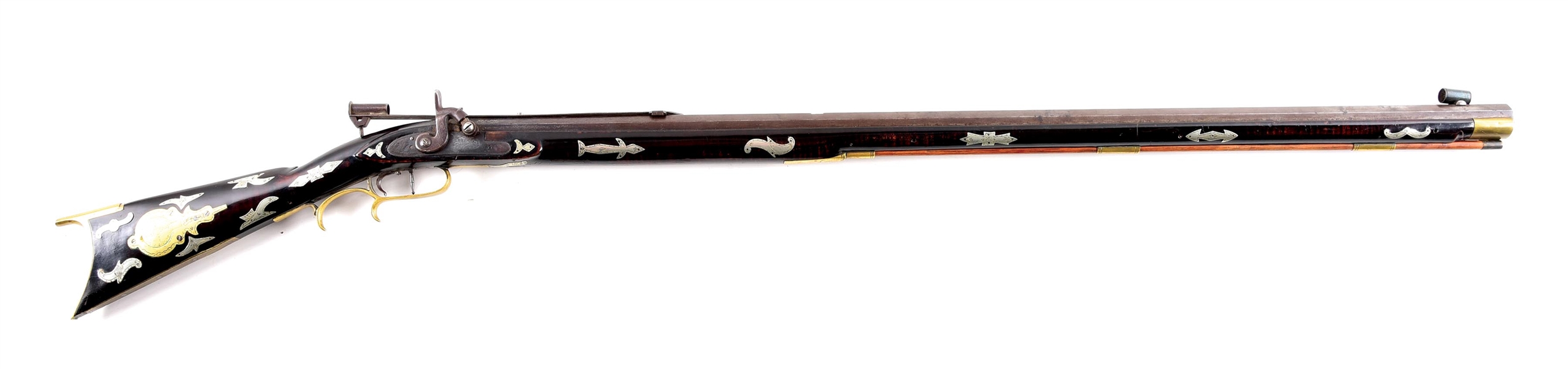 (A) PERCUSSION KENTUCKY TARGET RIFLE.
