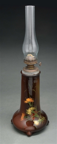 WELLER LOUWELSA STANDARD GLAZE OIL LAMP.