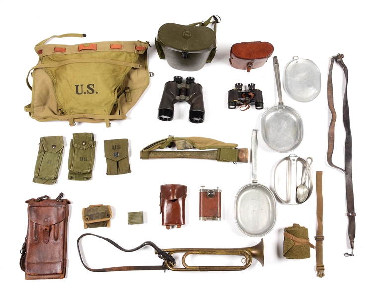 LOT OF AMERICAN MILITARY GEAR AND EQUIPMENT. 