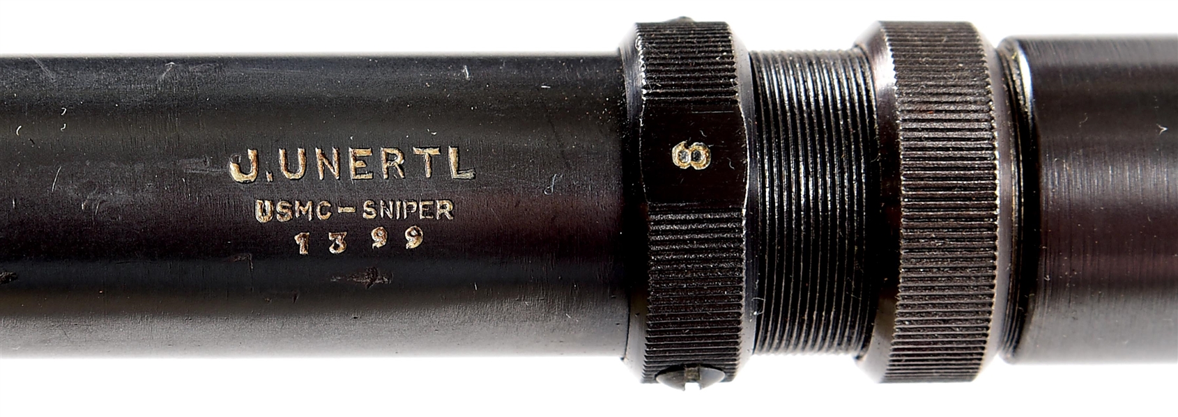 Lot Detail - USMC J. UNERTL 8X SNIPER SCOPE WITH CASE.