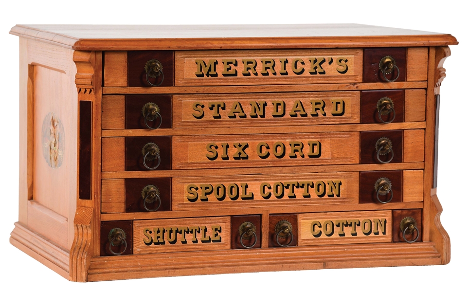 6-DRAWER MERRICKS SPOOL CABINET. 