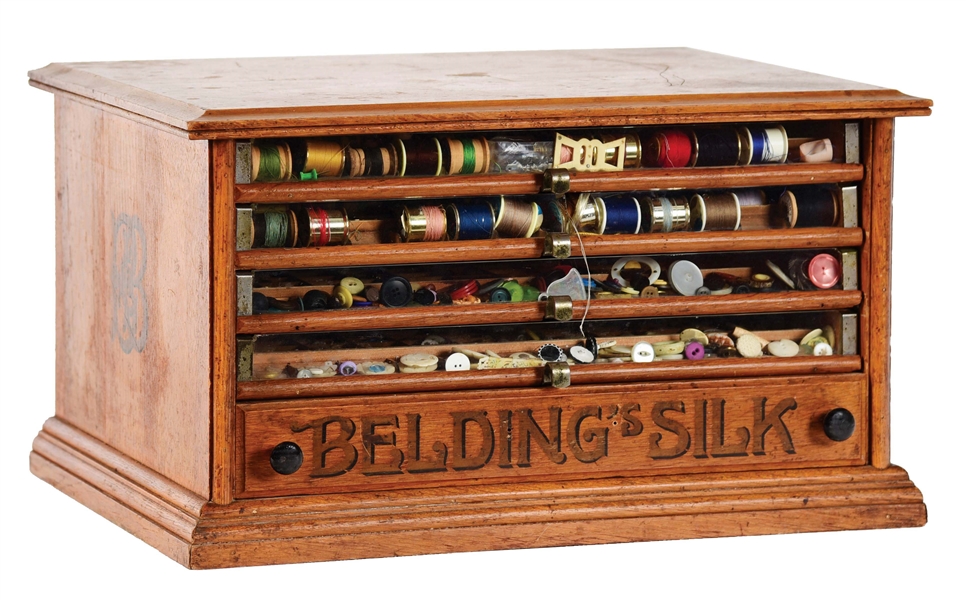 BELDINGS SILK SPOOL CABINET. 