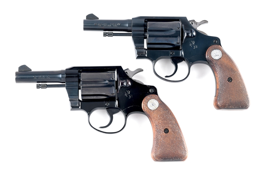(C) LOT OF 2: COLT COBRA AND DETECTIVE SPECIAL DOUBLE ACTION REVOLVERS.