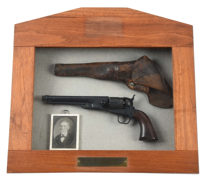 (A) COLT MODEL 1860 ARMY REVOLVER ATTRIBUTED TO CONFEDERATE CAPTAIN WILLIAM STEWART TERRELL