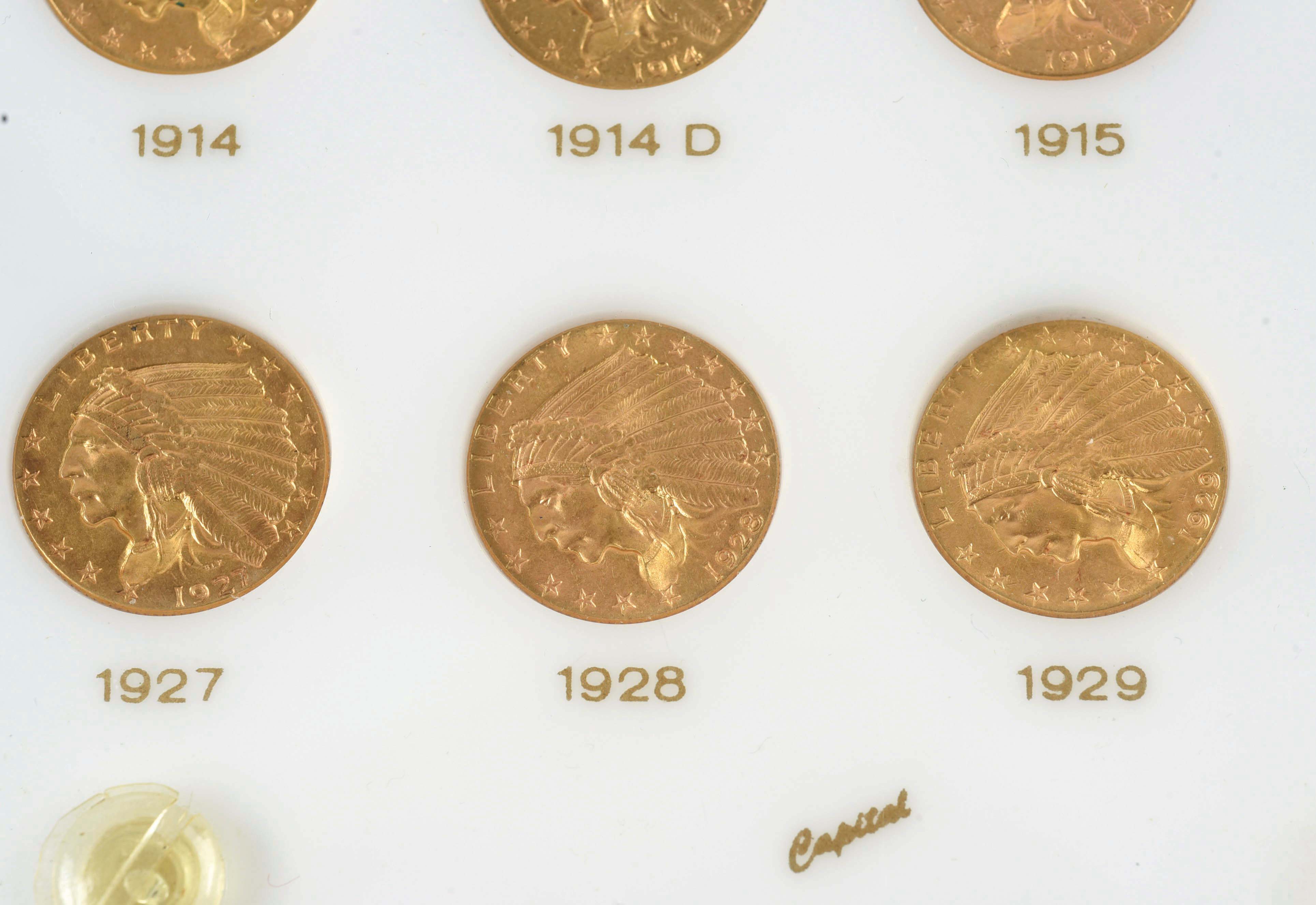 アンティークコイン 金貨 1911-D Strong D $2.50 Quarter Eagle Gold