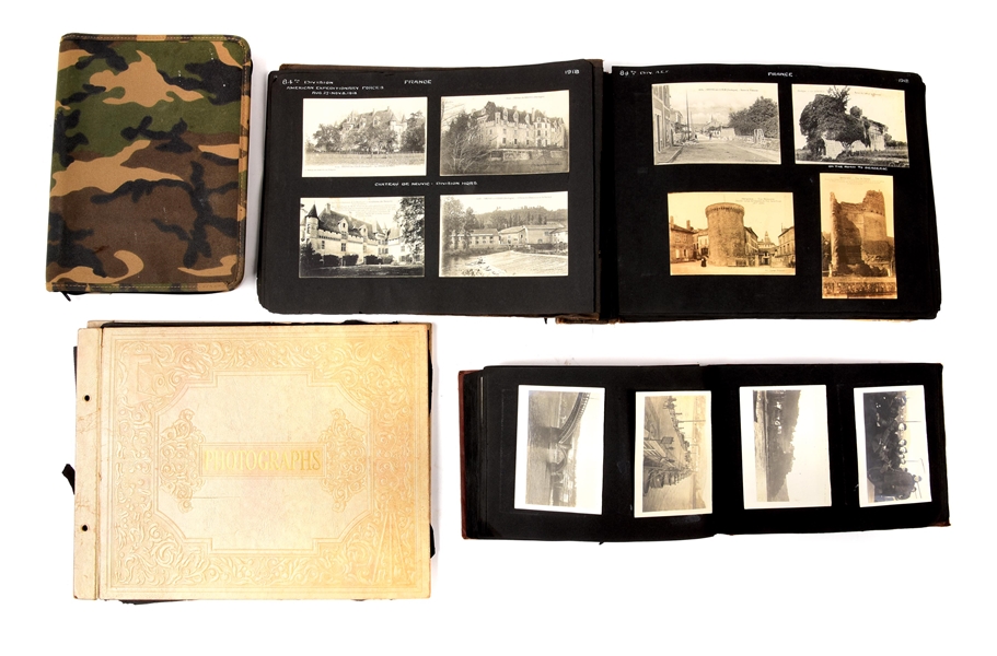 LOT OF 4: WWI-WWII PHOTO ALBUMS