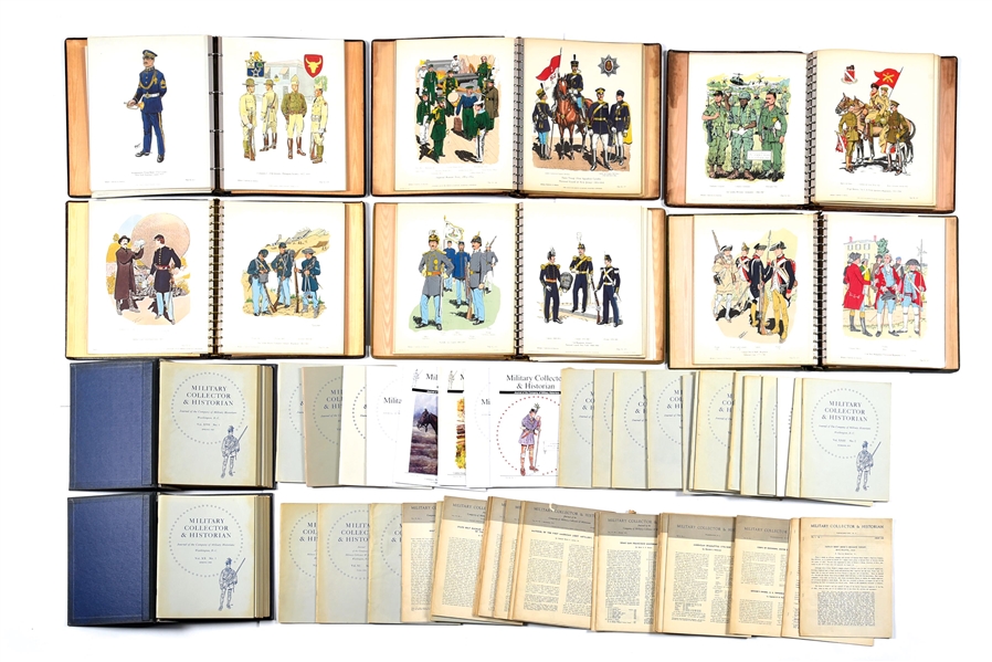 COMPANY OF MILITARY HISTORIANS UNIFORM PRINTS AND JOURNALS.