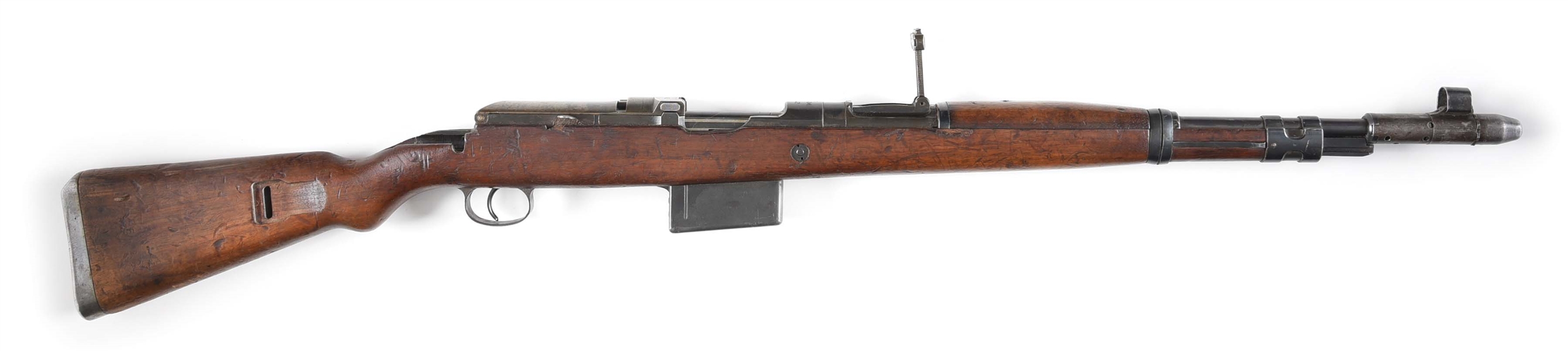 (C) EXTREMELY RARE GERMAN WORLD WAR II MAUSER G41(M) SEMI-AUTOMATIC RIFLE.