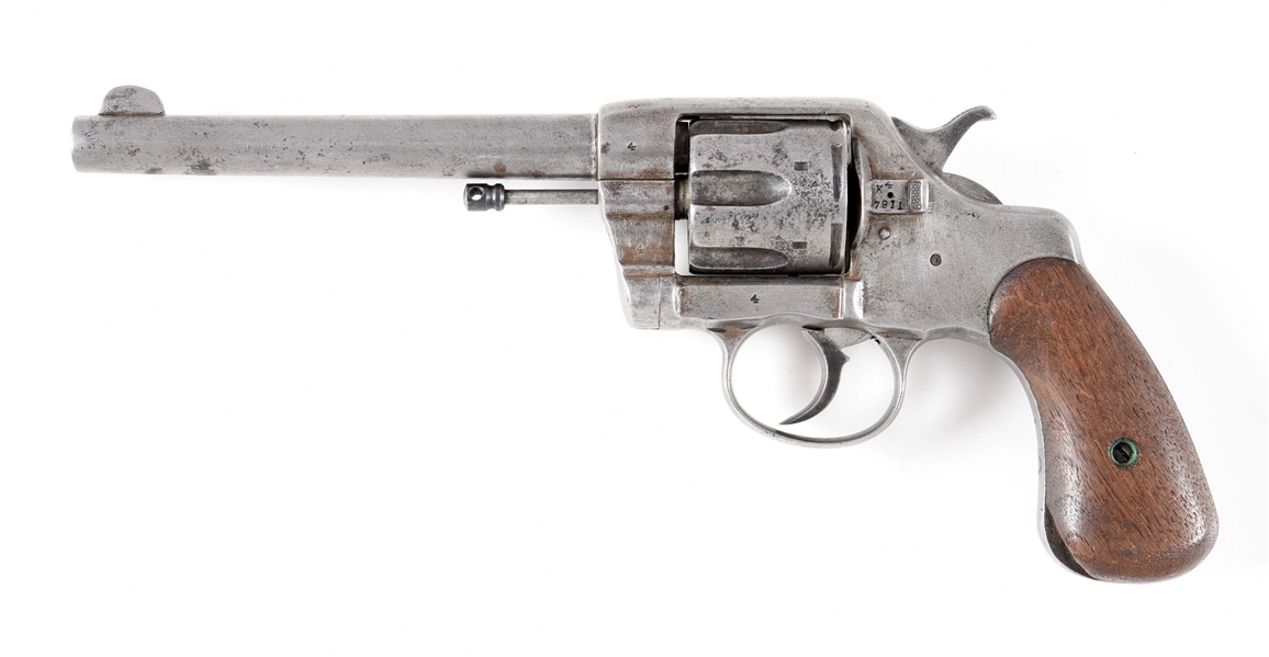 (A) FIRST YEAR COLT NEW ARMY MODEL MODEL 1892 DOUBLE ACTION REVOLVER.