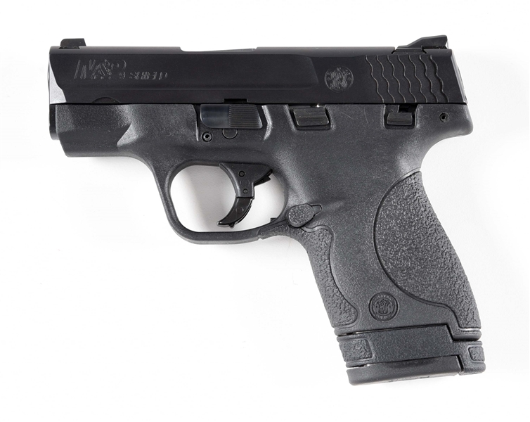(M) SMITH & WESSON M&P 9 SHIELD SEMI-AUTOMATIC PISTOL WITH FACTORY BOX.