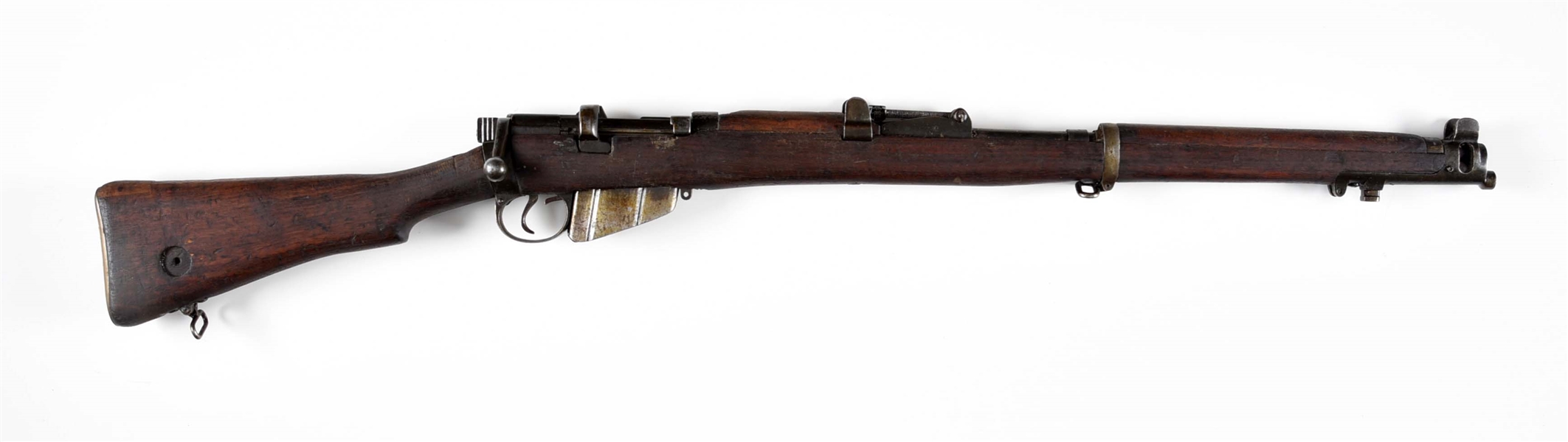 (C) 1918 DATED BRITISH ENFIELD NO. I MK III BOLT ACTION DRILL PURPOSE RIFLE.