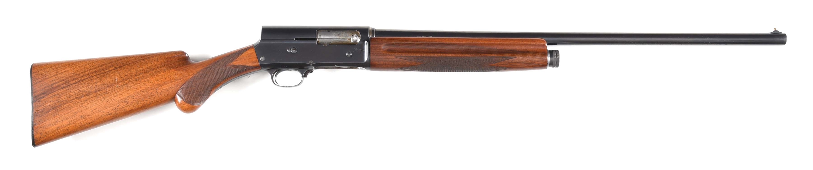 (C) BROWNING A5 SEMI-AUTOMATIC SHOTGUN MADE IN BELGIUM BY FN.