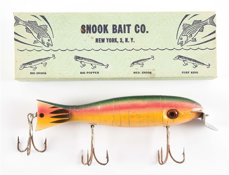 ULTRA RARE SNOOK BAIT COMAPNY BIG WEASEL FISHING LURE.