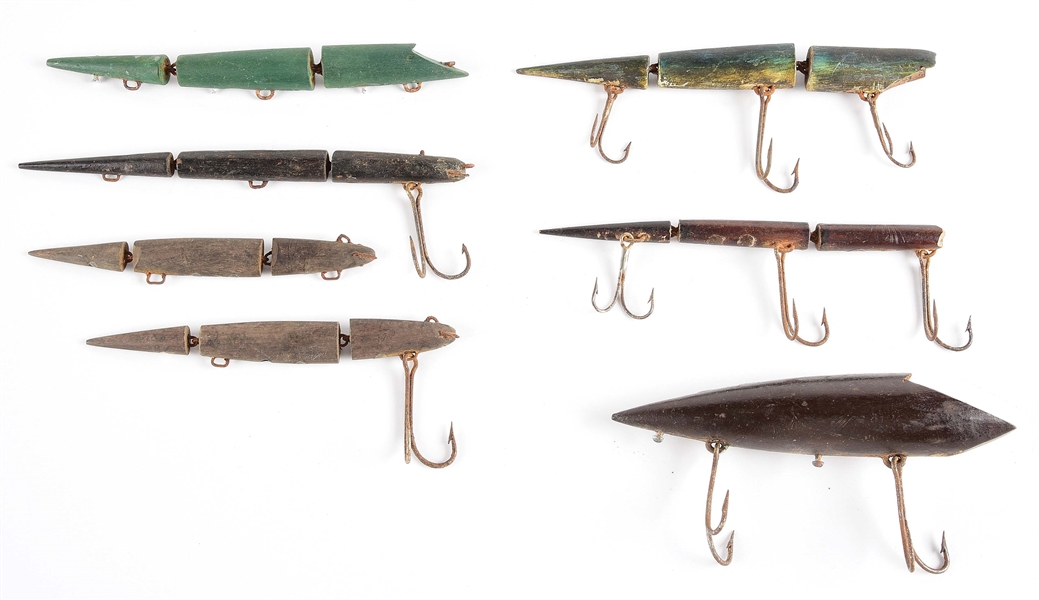 LOT OF 7: FISHING LURES.