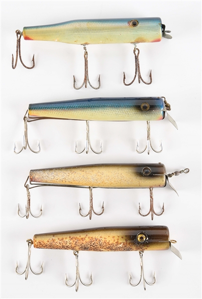 LOT OF 4: POINT JUDE FISHING LURES.