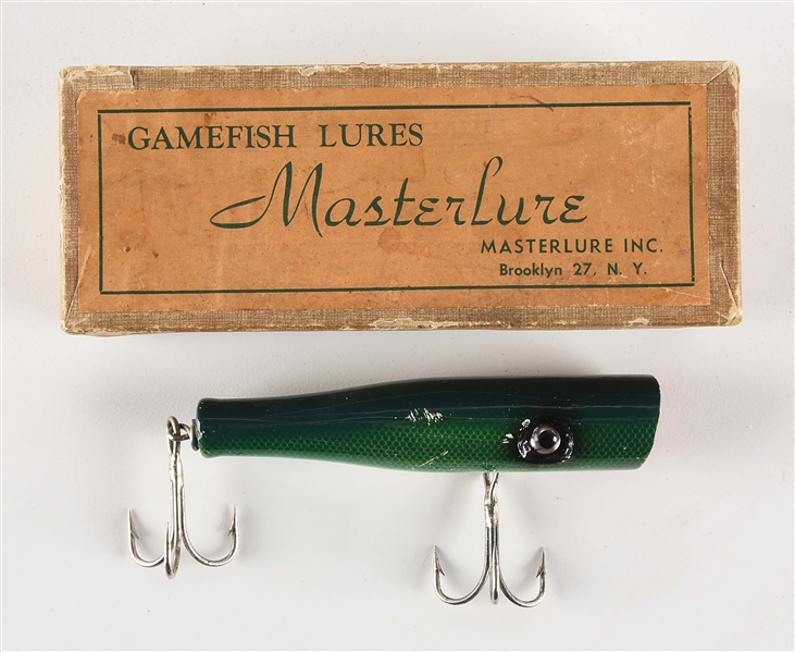 EXCEPTIONAL EARLY MASTERLURE POPPER FISHING LURE.